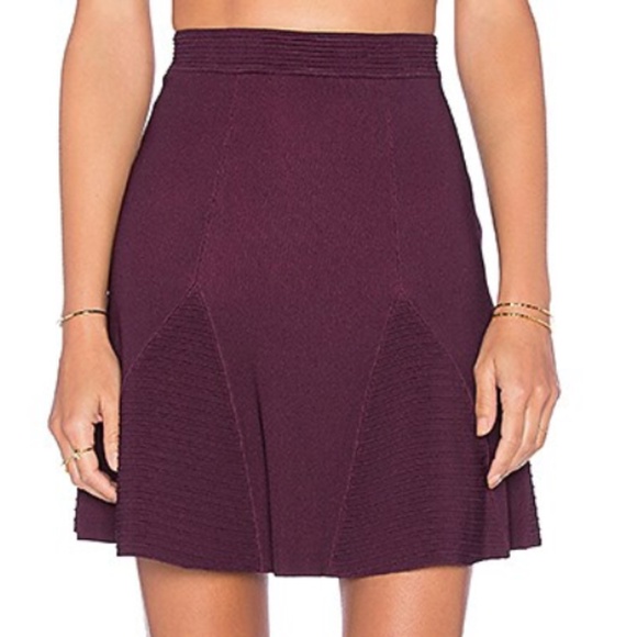 Parker Tempest Fit and Flare Purple Skirt Small - Picture 1 of 9